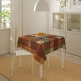 thumbnail image 6 of Fall Wooden Pumpkin Square Tablecloth - Pumpkins Table Cloth Thanksgiving Autumn Harvest Tablecloth Elegant Farmhouse Table Cover Decorative for Indoor and Outdoor, 6 of 6