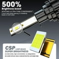 thumbnail image 5 of Bright White LED&HID Lamp Combo H1+D2S+H11 LED / HID High Low Beam Fog Light Bulbs Kit, 5 of 11