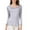 Light Gray, variant on Women's Silk Double Knitted Pullover Large Size Bottoming Shirt Dressy Casual,Black XL