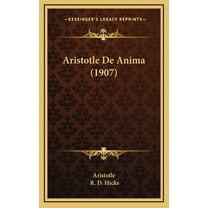 Aristotle De Anima (1907) (Hardcover)