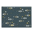 thumbnail image 1 of Fish Cutting Board, Deep Sea Fishes Hearts and Bubbles Love Theme Image, Decorative Tempered Glass Cutting and Serving Board, in 3 Sizes, by Ambesonne, 1 of 2