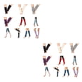 thumbnail image 1 of Qarigey 1 Pair Women Latin Dance Socks Color Cold Warm Leg Hosiery Yoga Jeans Sports Casual Warmer Solid Thermal Weather gris claro 2piezas Qarigey CBP049022, 1 of 4
