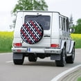 thumbnail image 7 of Kll Patriotic Star Pattern Tire Cover,Universal Wheel Tire Cover For Trailer, Rv, Suv, Truck,Camper And Many Vehicle,(15 Inch), 7 of 7