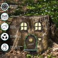 thumbnail image 5 of Ventana y puerta de la casa de hadas del gnomo en miniatura para los árboles, brillan en la oscuridad Yarda Arte Escultura de jardín Adorno de césped Decoración Mini jardín de hadas al aire libre D esquí esquí Gafas de esquí, 5 of 5
