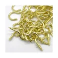 thumbnail image 2 of Premium Screw Hooks for Secure Hanging 7/8'' Brass Ceiling Hooks, 50-Pack, 2 of 2