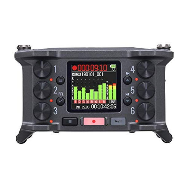 Zoom F6 Field Recorder/Mixer, Professional Field Recording, Audio for  Video, 32-Bit Float Recording, 14 Channel Recorder, 6 XLR Inputs, Timecode,  