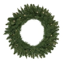 Northlight Pre-Lit Winona Fir Artificial Christmas Wreath - 30" - Warm White LED Lights