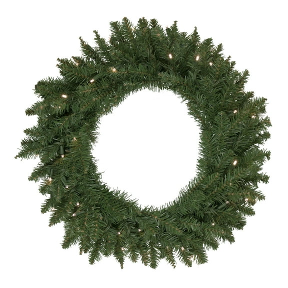 Northlight Pre-Lit Winona Fir Artificial Christmas Wreath - 30" - Warm White LED Lights
