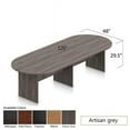 thumbnail image 2 of GOF 10FT Conference Table - Artisan Grey, 2 of 2
