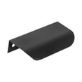 thumbnail image 1 of Black Kitchen Cabinet Door Handles Cupboard Drawer Concealed Finger Edge Pull, 1 of 8