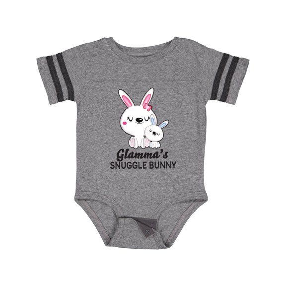 Inktastic Glammas Snuggle Bunny Easter Boys Baby Bodysuit