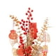 thumbnail image 5 of Decoración tradicional china para el Año Nuevo con ramo de frutos rojos artificiales para la buena suerte. Sin fruta áurea, 5 of 5