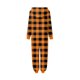 thumbnail image 5 of Family Halloween Pjs Matching Sets Halloween Print Long Sleeve Zippered One Piece Pajama Hooded Jumpsuit Winter Halloween Pjs Family Set, 5 of 5