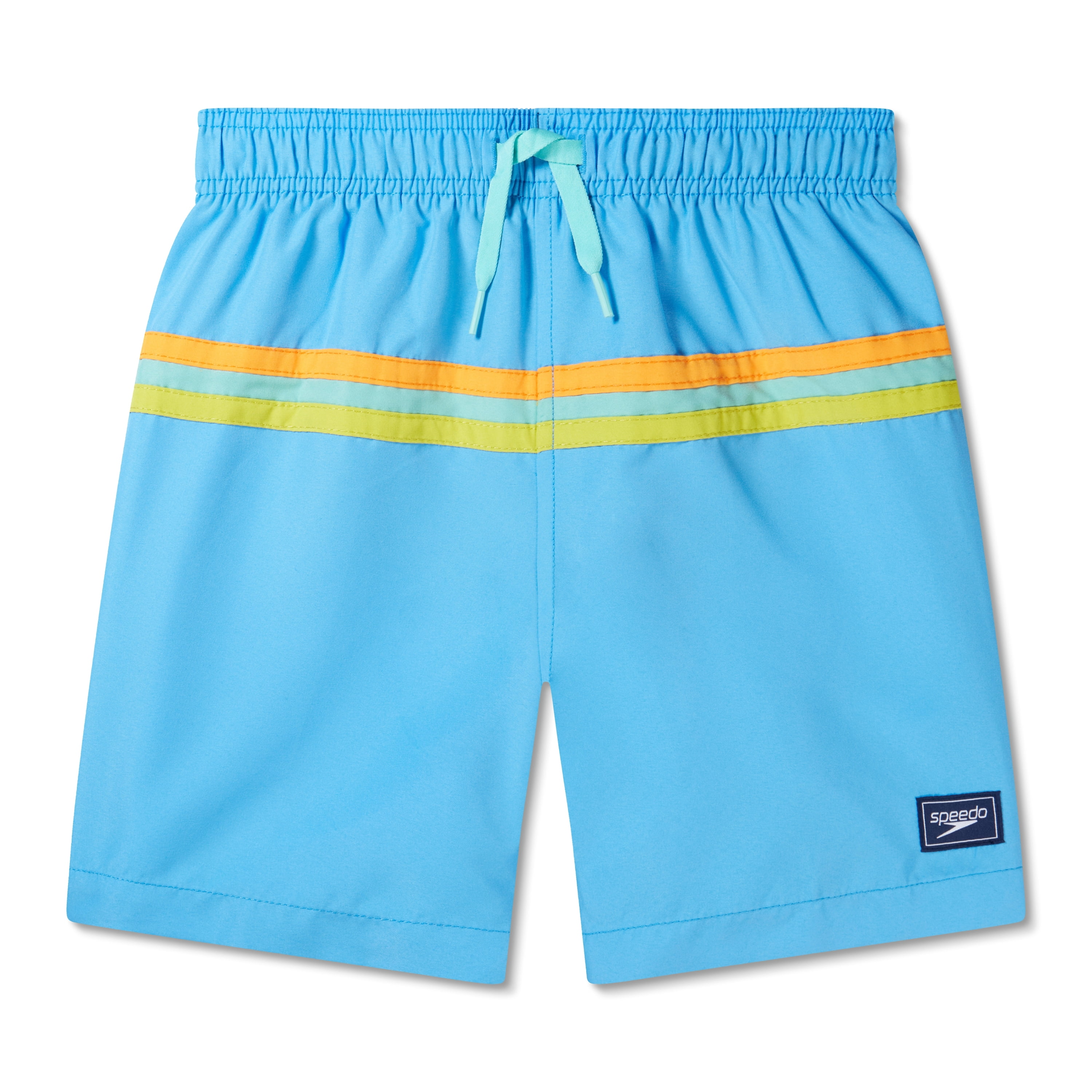 Speedo Short de Bain Garçon Protection UV Color Block Redondo Volley 15 Pouces - Bleu Tranquille, Taille P