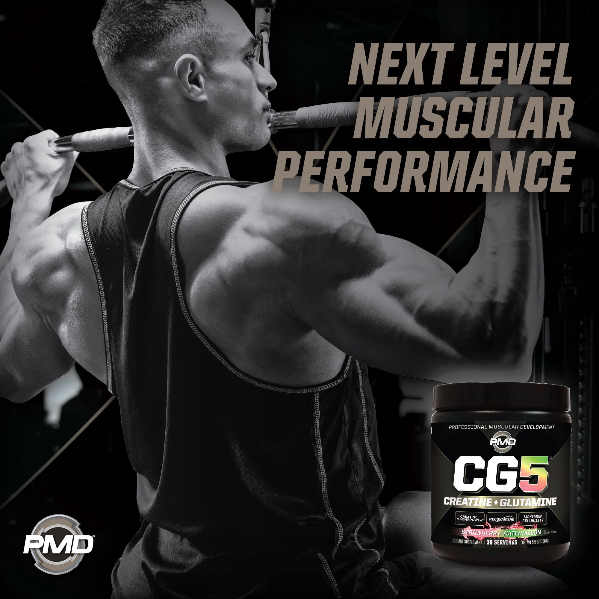 PMD Strawberry Watermelon Creatine + Glutamine 5.9 oz