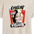 thumbnail image 3 of Disney Villains - Cruella Chillin Like A Villain - Juniors Ideal Flowy Muscle T-Shirt, 3 of 5
