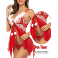 thumbnail image 2 of Women's Dating Sexy-Lingerie Set Babydoll Sleepwear Underwear G-String Nightwear, 2 of 12