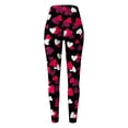 thumbnail image 5 of Tosmy Leggings For Women Womens Valentine's Day Cute Print Casual Comfortable Home Leggings Boot Pants Soft, 5 of 5