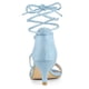 thumbnail image 3 of Sandalias Con Puntera Abierta Y Cordones Con Tacón Bajo Para Mujer Cielo azul 41, 3 of 6