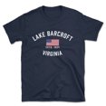 thumbnail image 1 of Lake Barcroft Virginia Patriot Men's Cotton T-Shirt, 1 of 1