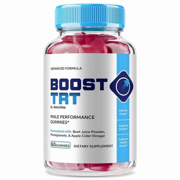 Boost TRT – Original BoostTRT Gummies with a Natural Daily Blend for Energy & Wellness | Great-Tasting, Easy-to-Chew Gummies (60 Gummies)