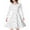 White, variant on Fshinging Spring Dresses For Toddler Girls 2025 Spring Long Sleeve Full Flower Print A-Line Casual Party Sundress Size 8-9 Years