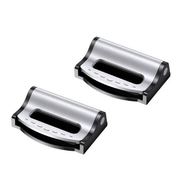 MELIVO 1 Pair Of Comfortable Car Seat Tools, Seat Belt Clips Retainer Locking-clip, Seat Belt Clip Universal Shoulder Strap Positioner Retainer Locking Clip