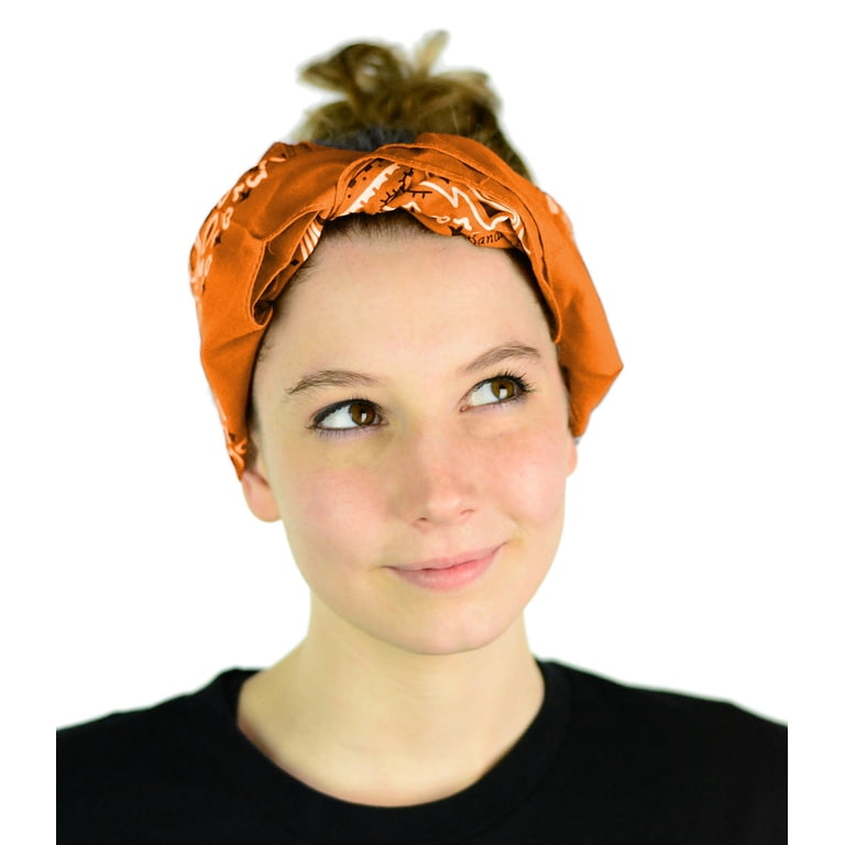 Large Bandanas 27 x 27 | Versatile Biker Rags | Classic Paisley