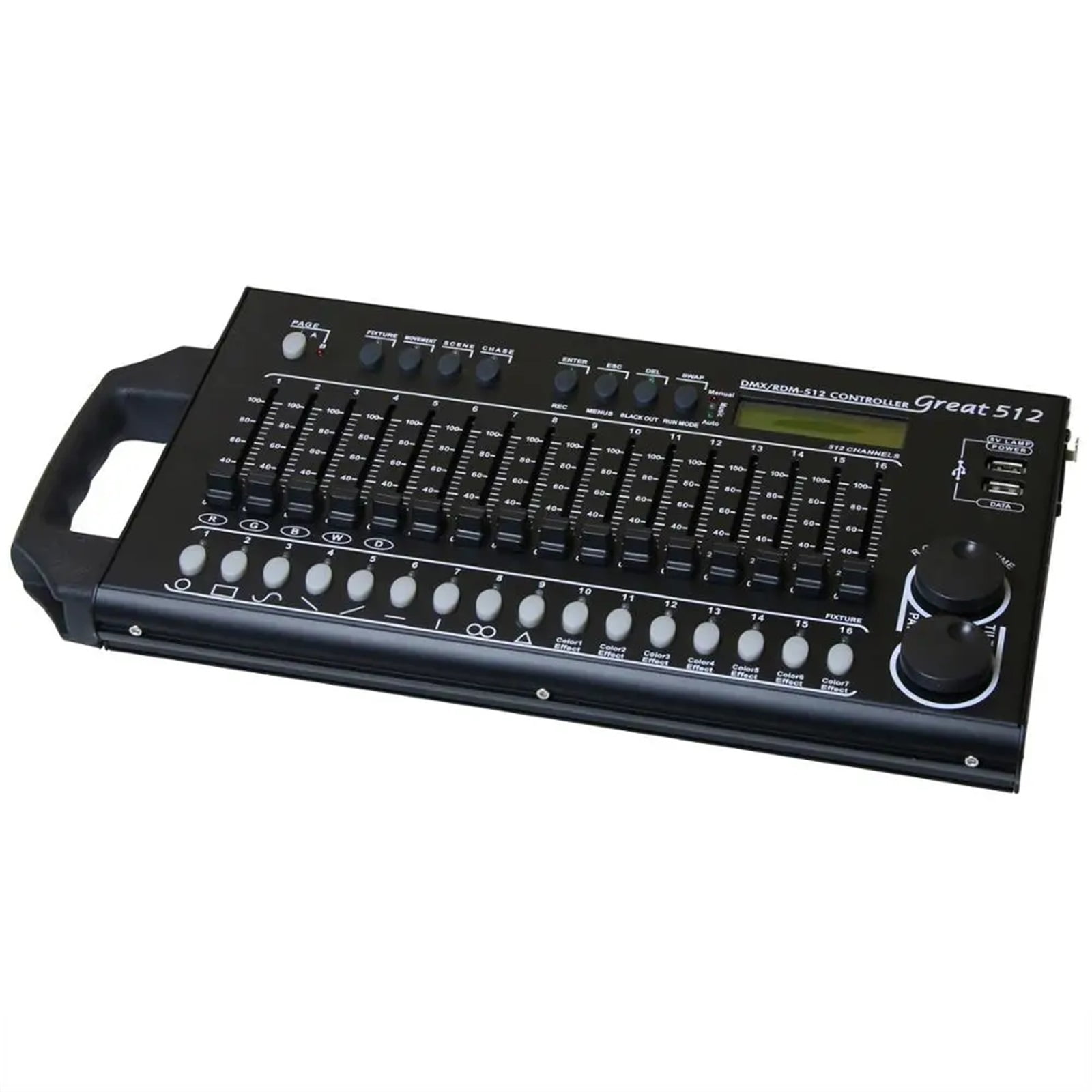 512 Channel DMX Controller DJ Equipment DMX 512 Console Stage Lighting For LED Par Moving Head Spotlights DJ Light Control ,Precision Control and Adjustment