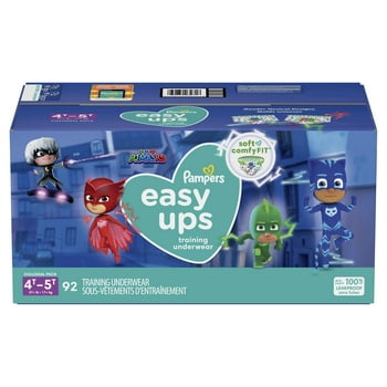 Pampers Easy Ups PJ s Boys Training Pants Size 4T-5T, 92 Count (Choose Your Size & Count)
