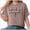A70-Coffee, variant on Halloween Shirt for Women Funny Pumpkin Graphic Tee Short Sleeve Mama to Be Fall Holiday T-Shirt(Hot Pink,L)