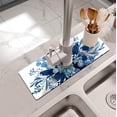 thumbnail image 3 of Kitchen Sink Splash Guard Faucet Mat -1 PC Super Absorbent Fast Drying Mat Sink Gadgets-Splash Guard Behind Faucet Drip Catcher for Kitchen, Bathroom,Sink Mat, Dish Drying Mat, Bathroom(15" X 5.5" ), 3 of 5