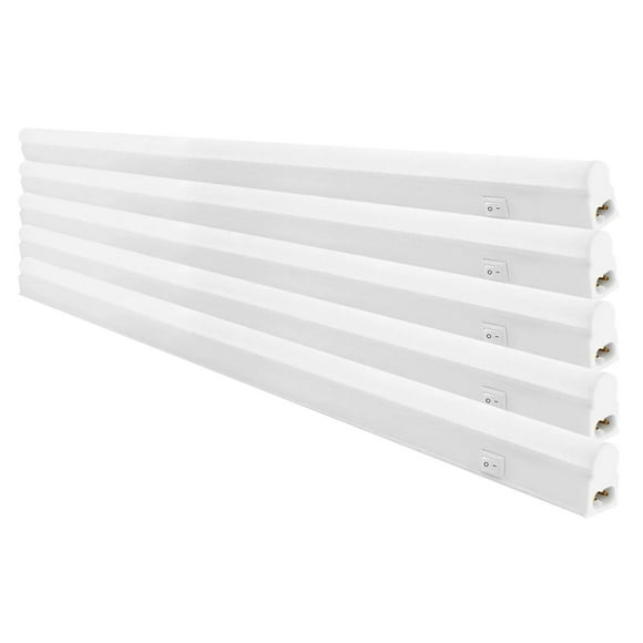 Lampara Empotrable LED LightTubo 5 pzas 4W Luz de Día 110/265 3000K 375 Lm Barra o Tubo LED Marco Policarbonato.