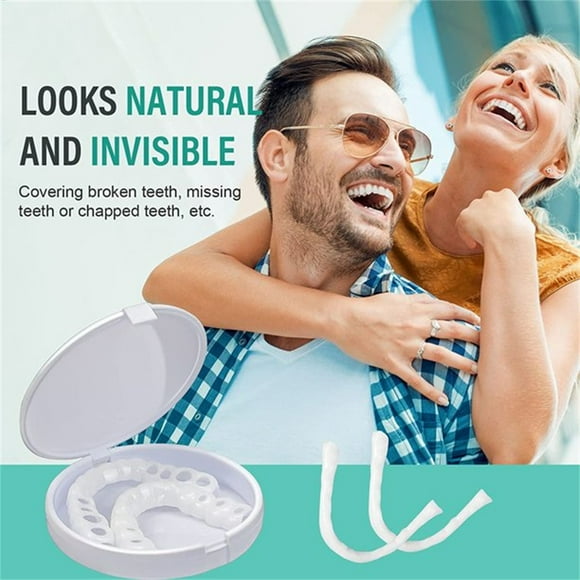 WIFKLSIIPG of The Old Man Eating Chewing Braces Temporary Universal Shaping Cover Door Tooth Decay Teeth