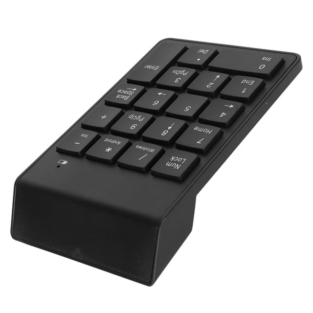 Teclados numéricos inalámbricos Bluetooth Bling Bling Teclado numérico Negro