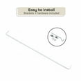thumbnail image 4 of Achim Fantasia White Single Curtain Rod, 3.5" Projection, 28-48", 4 of 5