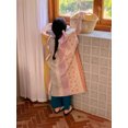 thumbnail image 4 of 2023 Été Nouvelle Robe Longue Bohème Pastorale pour Bébés Filles Manches Courtes Col en V Patchwork Robe Décontractée pour Tout-Petits, 4 of 6