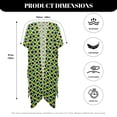 thumbnail image 4 of HELLHERO Geometric Scales Pattern Bathing Suit Cover Up High Quality Fabrics Breathable Free Size Long Kimono Swimsuit Cover Up for Women, 4 of 4