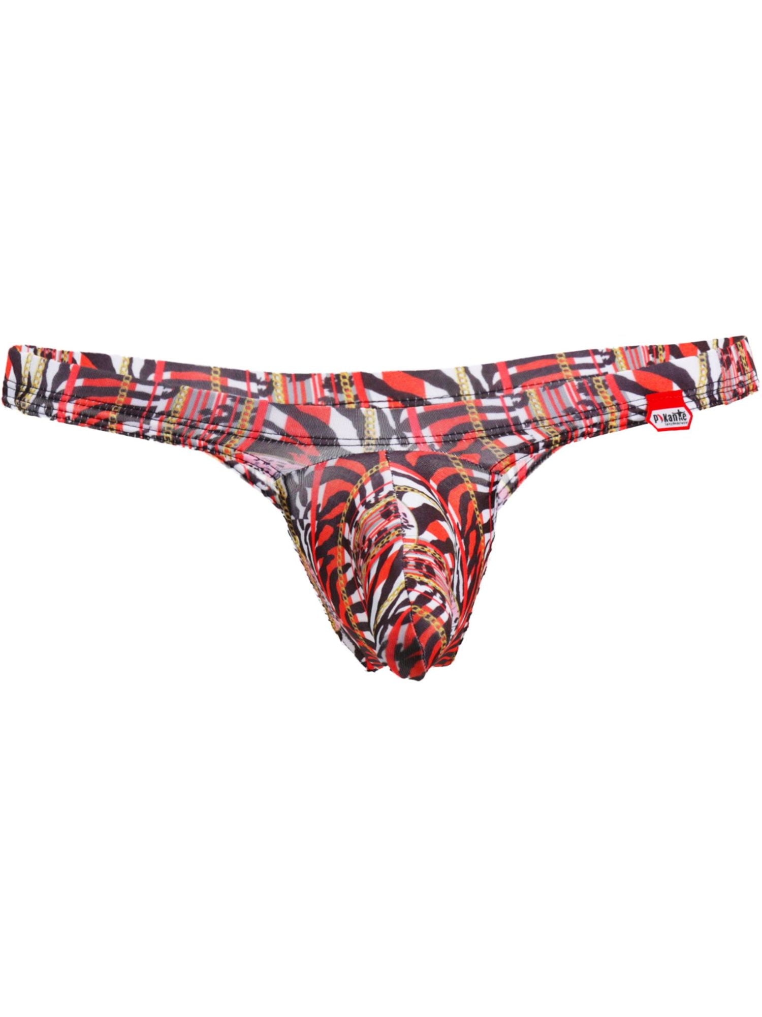 PIK 8007 Mardi Gras Mesh Thong Color