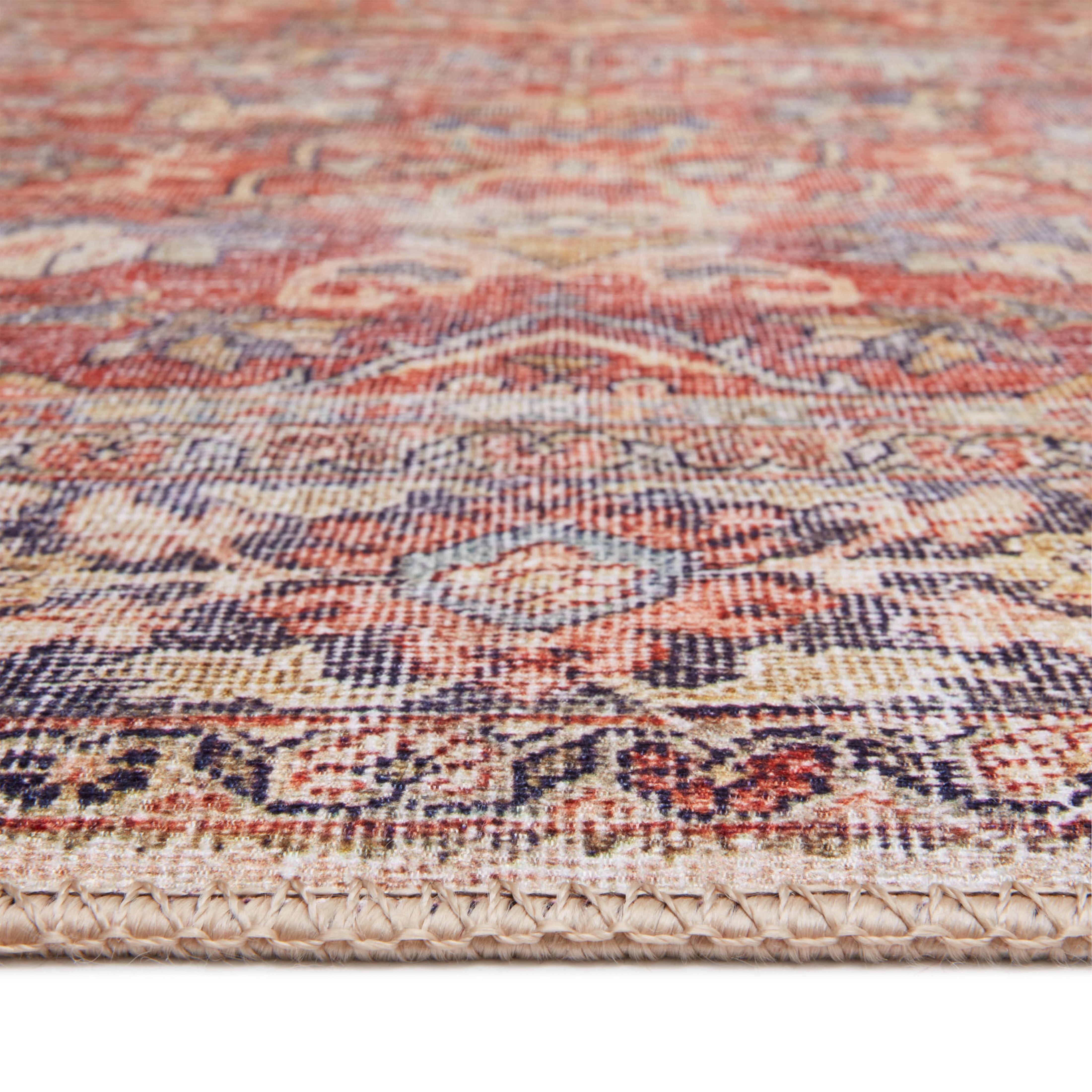 Echo Loom Anabella Spice / Marine 5'-0" x 7'-6" Area Rug