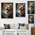 thumbnail image 4 of Designart "Prancing Papillon I" Animals Dog Canvas Prints, 4 of 7