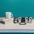 thumbnail image 2 of Reloj Despertador Digital, Reloj Electrónico de Pantalla Led Fotosensible 3D Automática, 23.5x9.3x1.8cm, Reloj Multifunción de Doble Propósito, Despertador de Luz, 2 of 8
