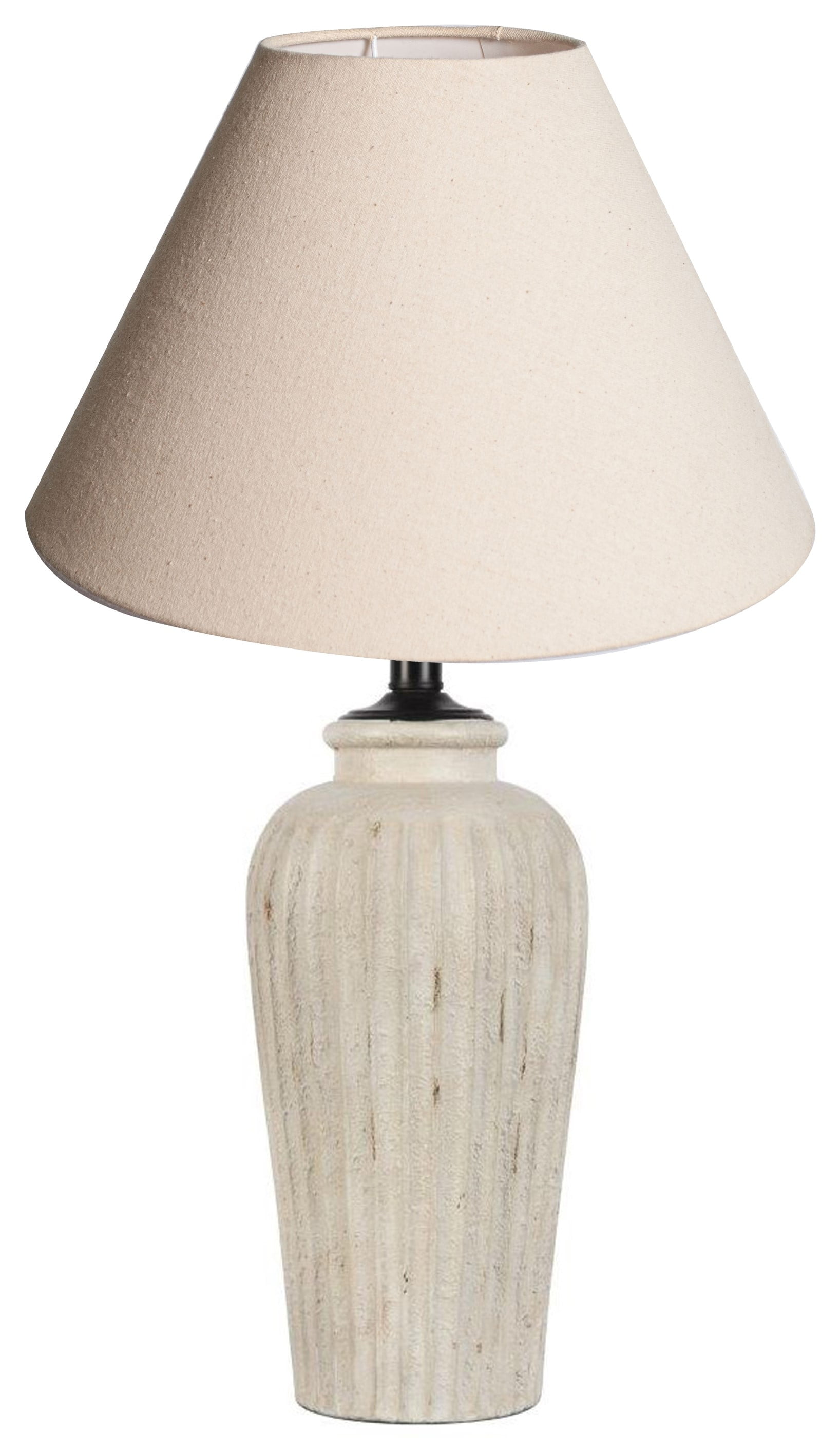 Simplee Adesso Beige Fabric Uno Lamp Shade, 10"H x 15"D, Transitional, Adult Office or Dorm Room Use