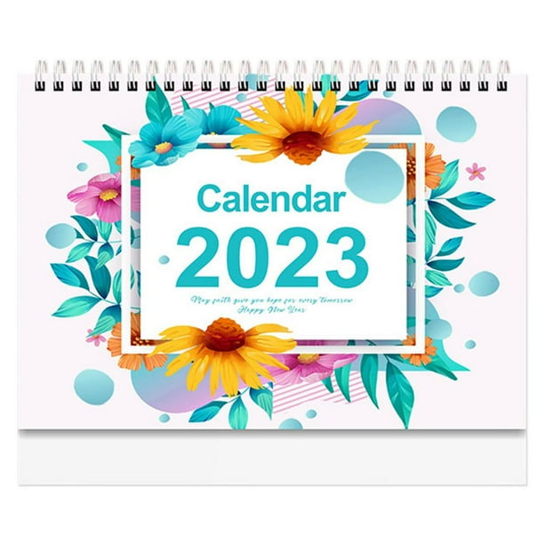 Younar 2023 Calendar Portable Desk Calendar from Jan 2023 Dec 2023 January  2023 December 2023 To-do List and Notes Minimalistic Calendar for Home Office  Desk Classroom approving - Walmart.com