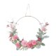 thumbnail image 3 of Guirnalda de Puerta Artificial con Adorno de Crisantemo Gypsophila Aro de Flores en Seda Pp Metal Adecuada para Decoración Interior Ventanas, 3 of 9
