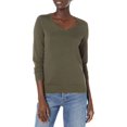 thumbnail image 1 of walmart Essentials Womens Lightweight V-Neck Sweater, 1 of 8
