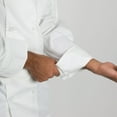 thumbnail image 5 of Chef Code Cool Breeze Chef Coat with Long-Sleeves and Mesh Vent Inlay, White, XL, 5 of 6