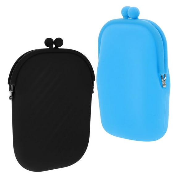 Masteelf Portable Silicone Purse for Women, Small Compact Wallet for Change Storage, Available in Assorted Colors