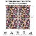 thumbnail image 2 of Cozy Floral Pattern Drapes 42x84 Inch Rod Pocket Blackout Curtains 2 Panels for Bedroom and Peaceful Room, 2 of 2