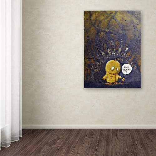 Trademark Fine Art 'Hello Friend' Canvas Art by Craig Snodgrass